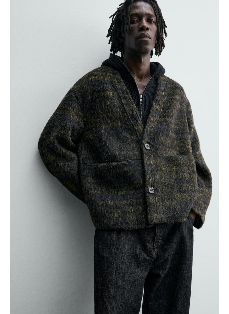 КАРДИГАН ИЗ ИСКУССТВЕННОГО МЕХА КАРДИГАН ИЗ ИСКУССТВЕННОГО МЕХА