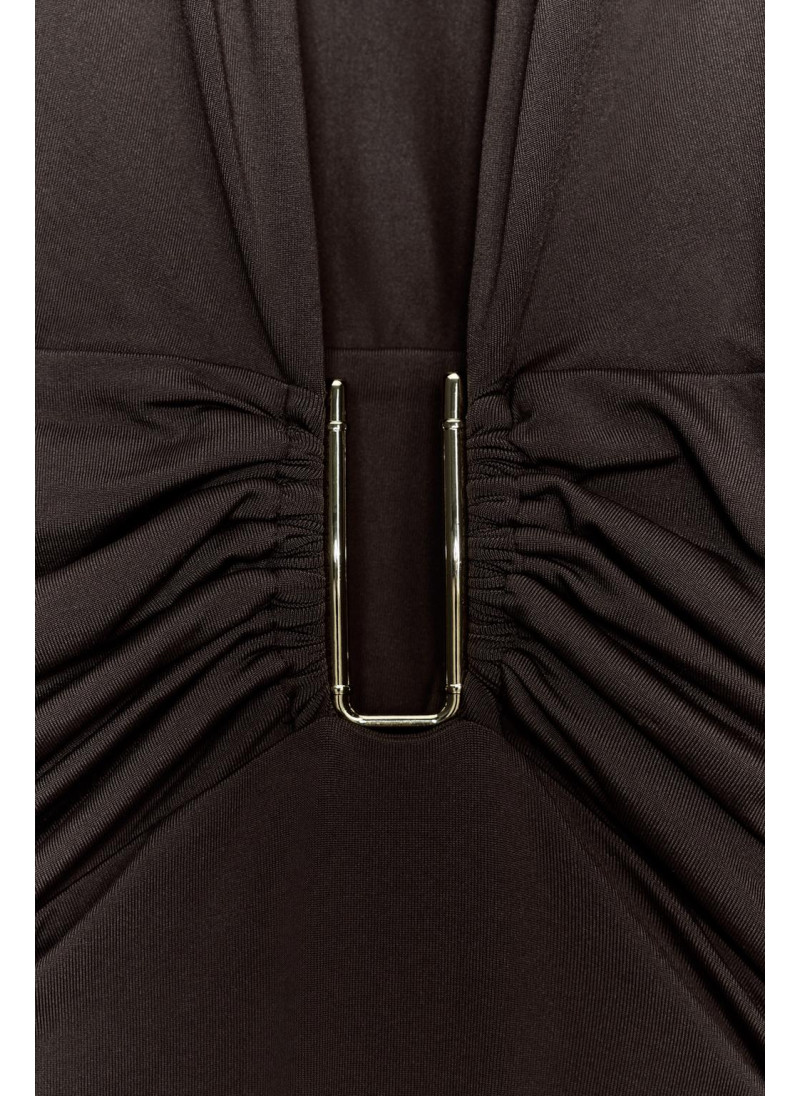 БОДИ ИЗ ПОЛИАМИДА С ДРАПИРОВКОЙ БОДИ ИЗ ПОЛИАМИДА С ДРАПИРОВКОЙ