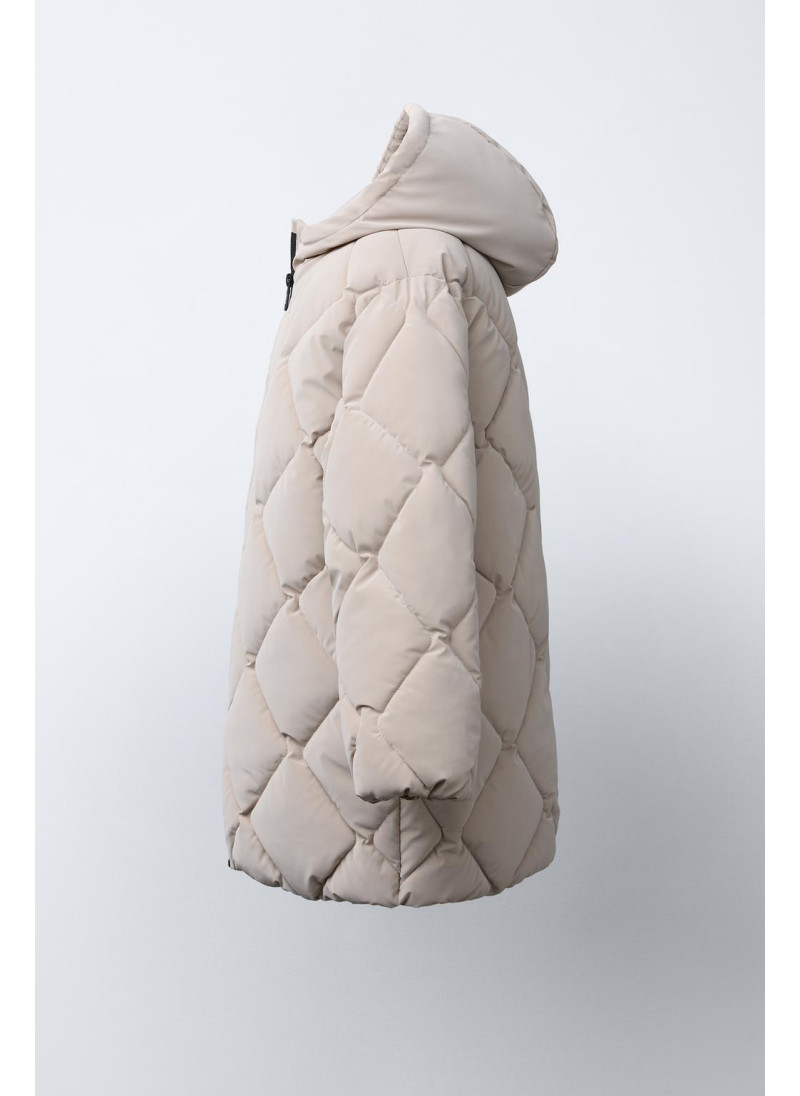 ДЛИННОЕ СТЕГАНОЕ ПАЛЬТО С РЕЗИНОВЫМ ПОКРЫТИЕМ ДЛИННОЕ СТЕГАНОЕ ПАЛЬТО С РЕЗИНОВЫМ ПОКРЫТИЕМ