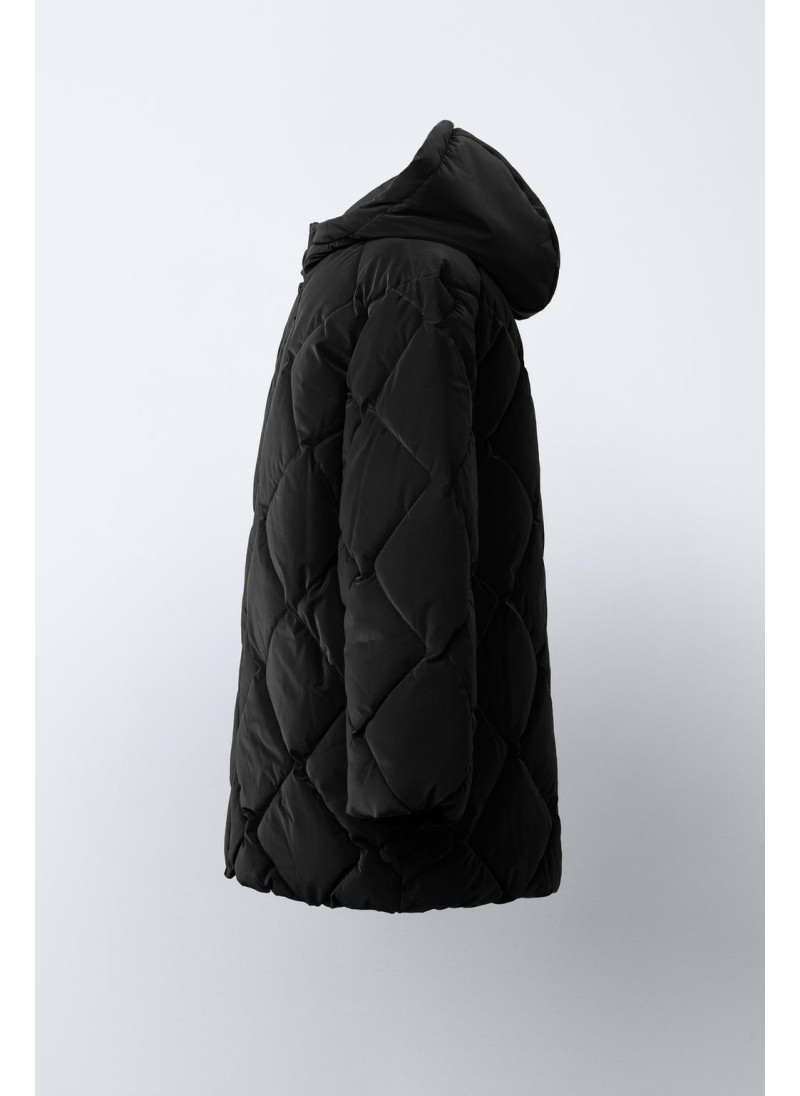 ДЛИННОЕ СТЕГАНОЕ ПАЛЬТО С РЕЗИНОВЫМ ПОКРЫТИЕМ ДЛИННОЕ СТЕГАНОЕ ПАЛЬТО С РЕЗИНОВЫМ ПОКРЫТИЕМ