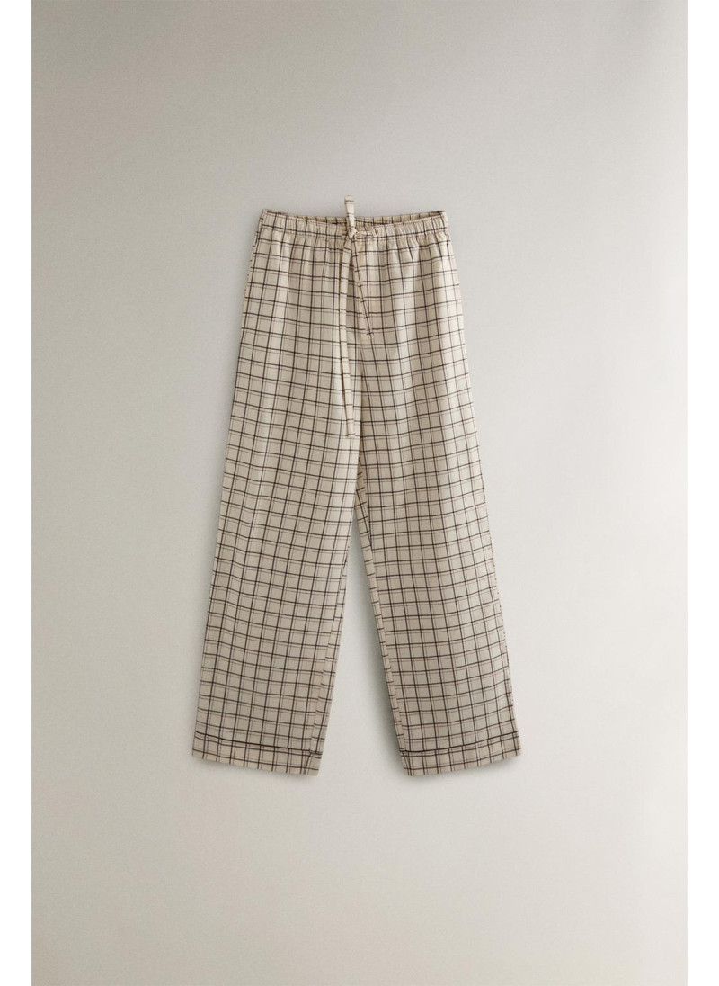 Набор рождественских пижам из хлопка в клетку Набор рождественских пижам из хлопка в клетку