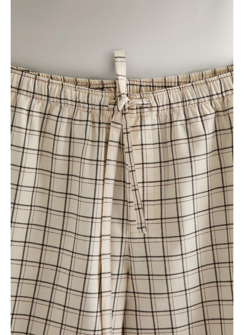 Набор рождественских пижам из хлопка в клетку Набор рождественских пижам из хлопка в клетку