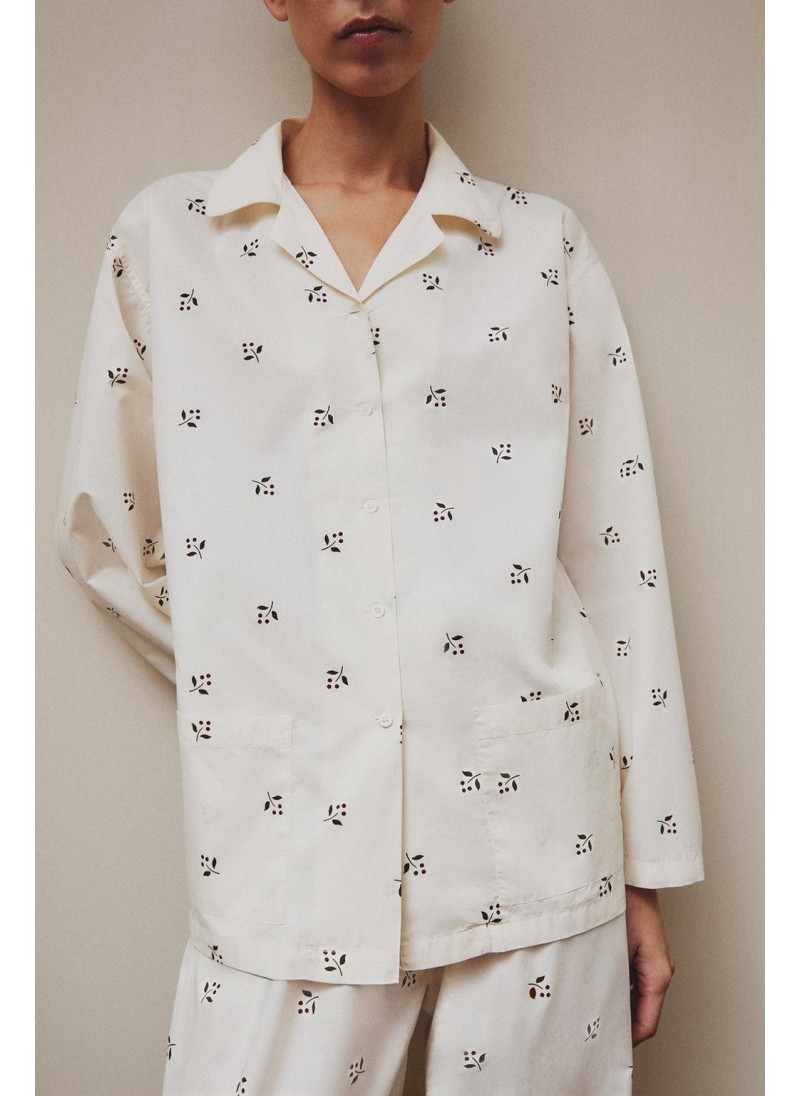 Рубашка с рождественским принтом листа Рубашка с рождественским принтом листа