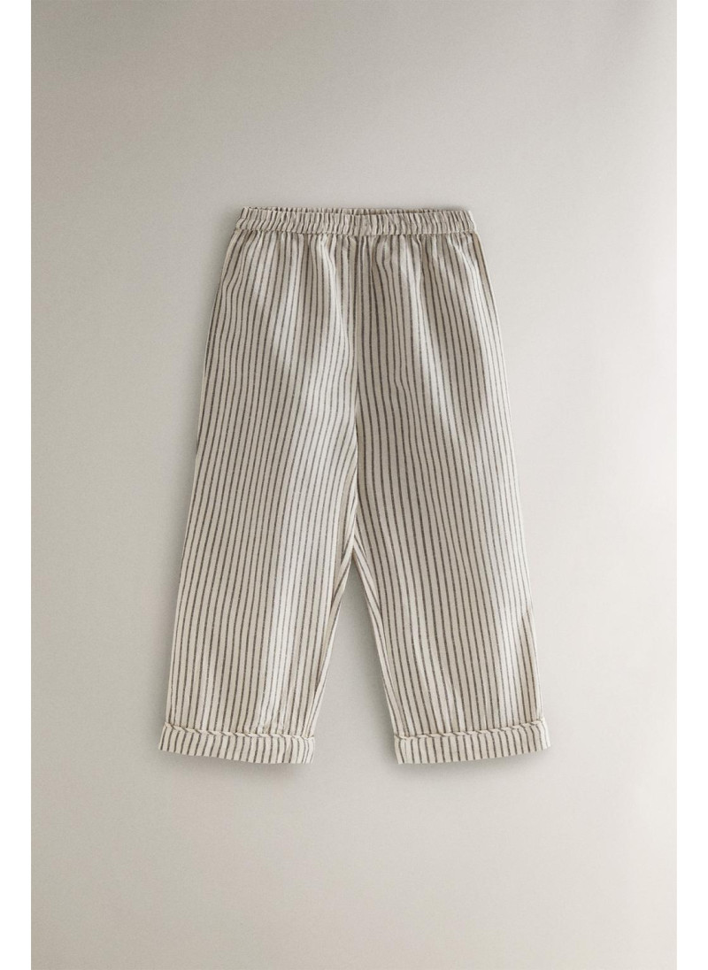 Набор детских пижам в полоску на рождество (набор из 2 штук) Набор детских пижам в полоску на рождество (набор из 2 штук)