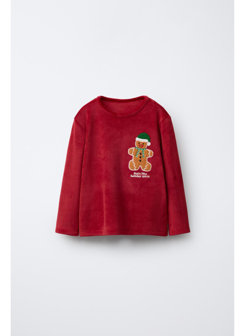 Пижама ages 2-6 / velvet cookie patch Пижама ages 2-6 / velvet cookie patch