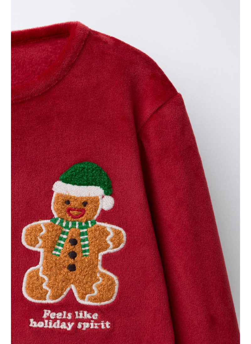 Пижама ages 2-6 / velvet cookie patch Пижама ages 2-6 / velvet cookie patch