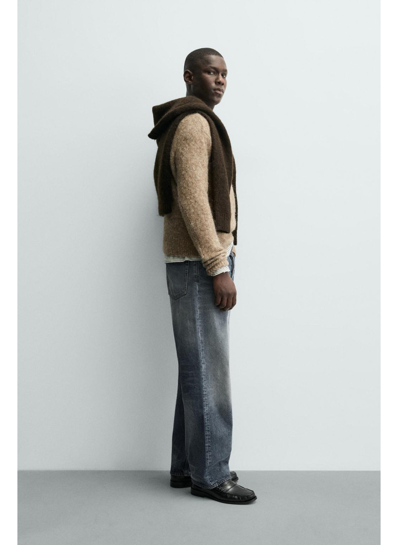 Текстурированный свитер из шерсти Текстурированный свитер из шерсти