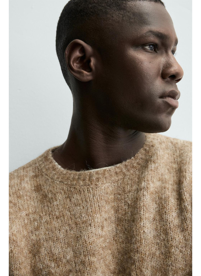 Текстурированный свитер из шерсти Текстурированный свитер из шерсти