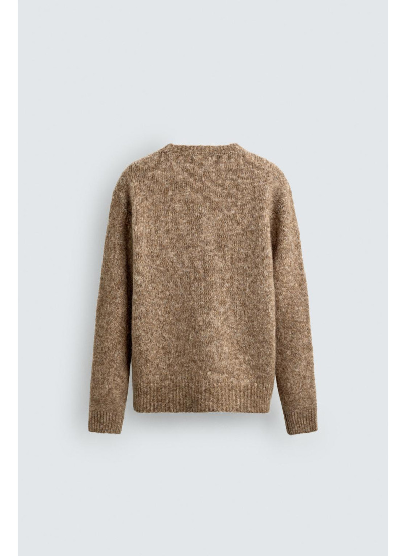 Текстурированный свитер из шерсти Текстурированный свитер из шерсти