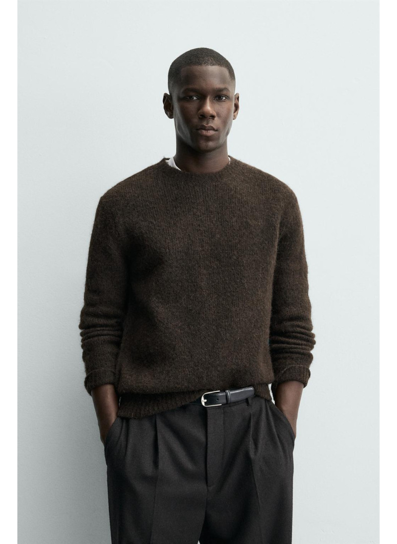 Текстурированный свитер из шерсти Текстурированный свитер из шерсти