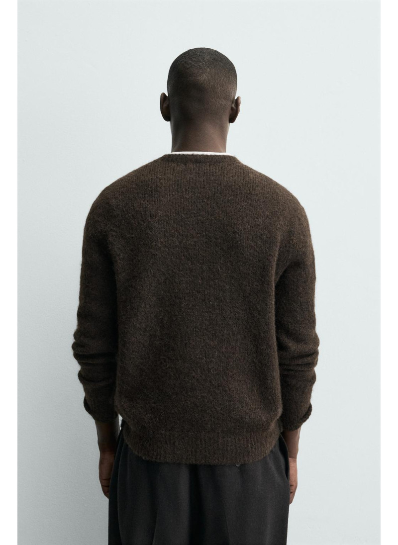 Текстурированный свитер из шерсти Текстурированный свитер из шерсти