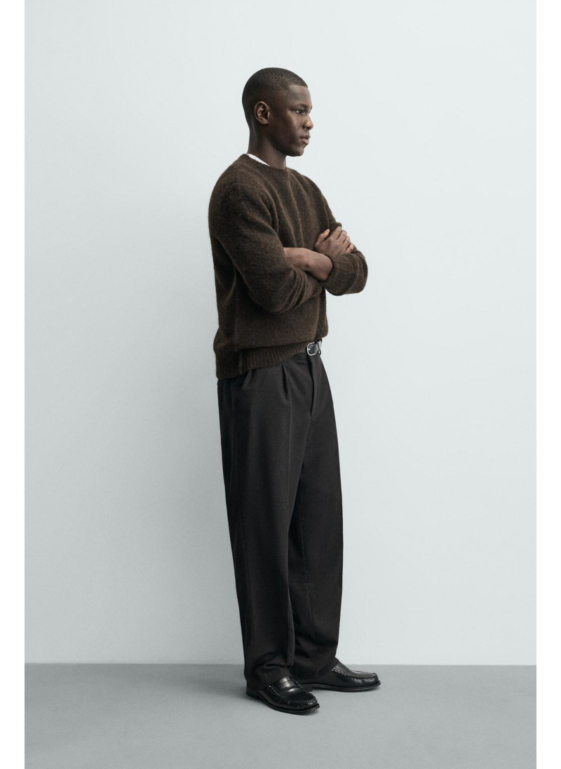 Текстурированный свитер из шерсти Текстурированный свитер из шерсти