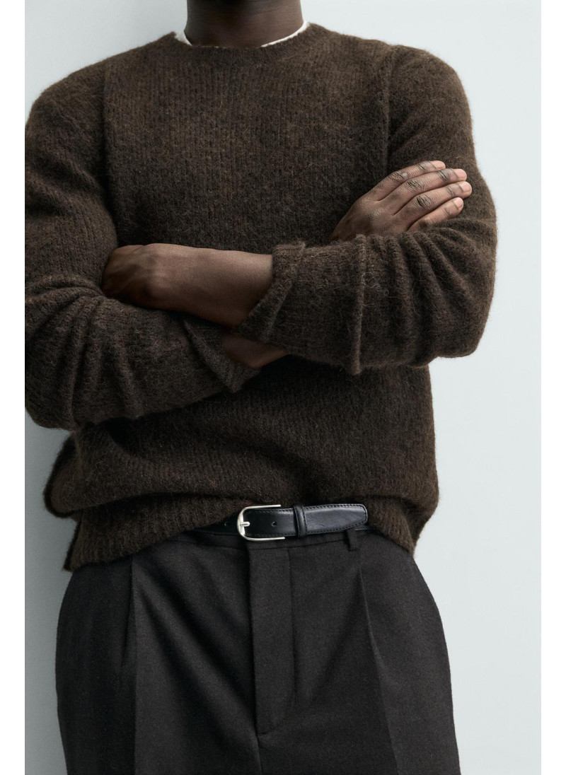 Текстурированный свитер из шерсти Текстурированный свитер из шерсти