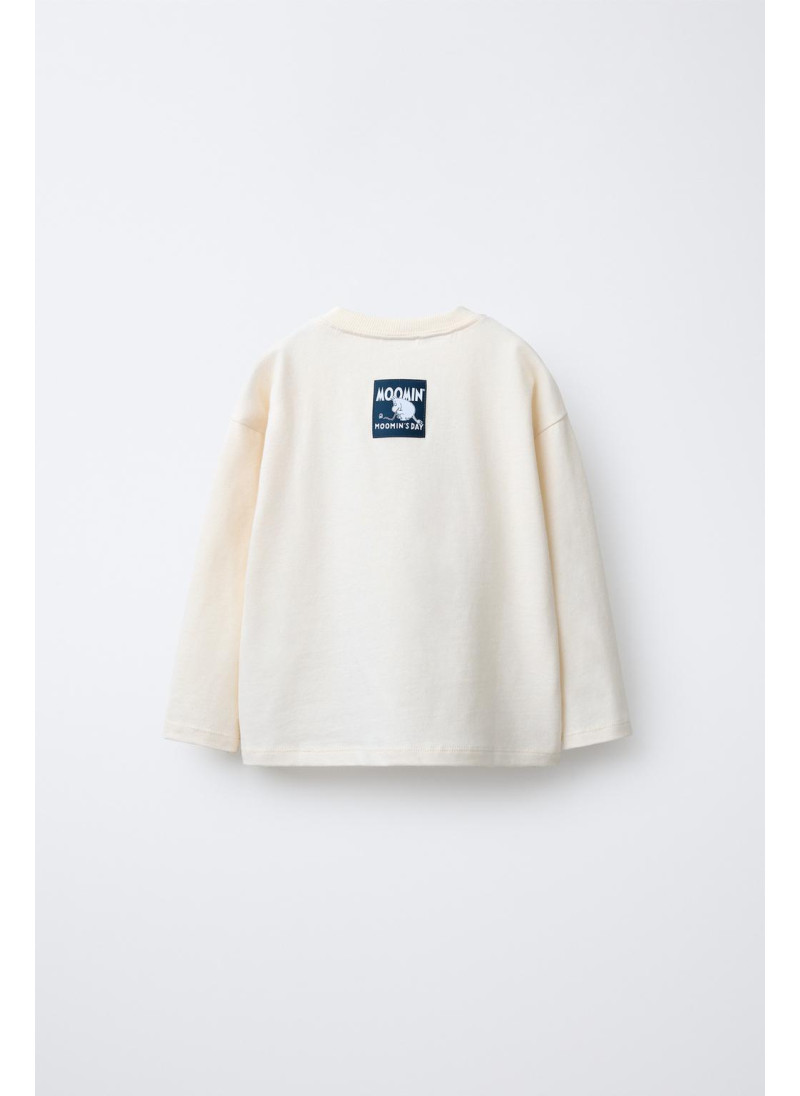 Футболка с принтом moomin © из флокированной ткани Футболка с принтом moomin © из флокированной ткани