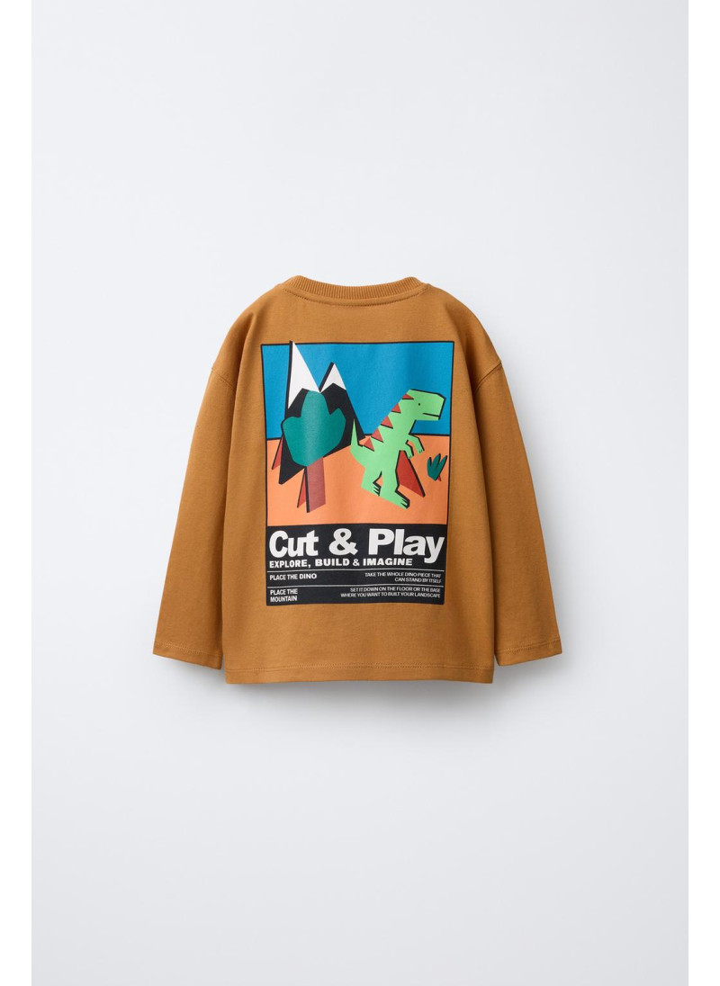 Футболка с принтом динозавра Футболка с принтом динозавра