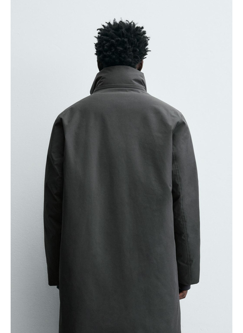 Длинный стеганый пуховик Длинный стеганый пуховик