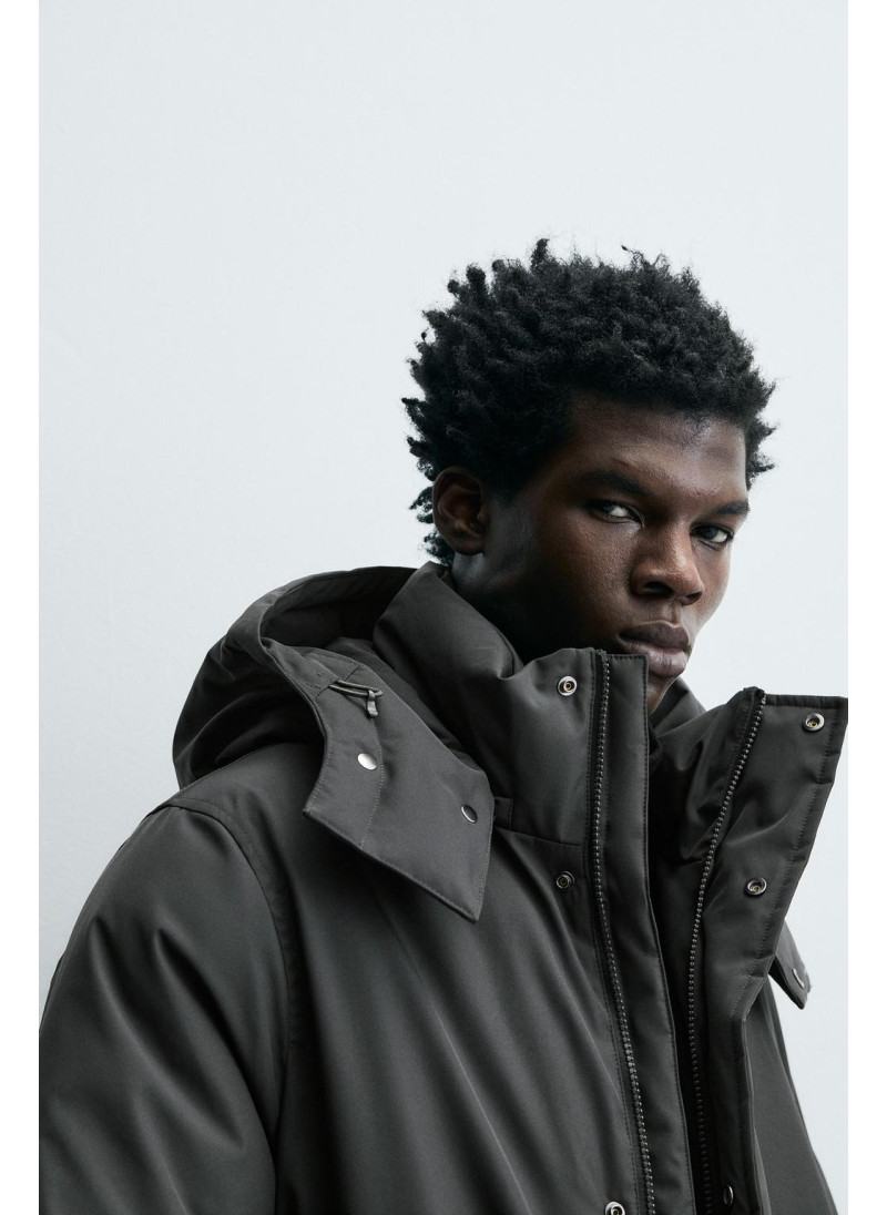 Длинный стеганый пуховик Длинный стеганый пуховик