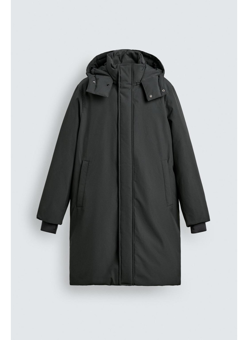 Длинный стеганый пуховик Длинный стеганый пуховик