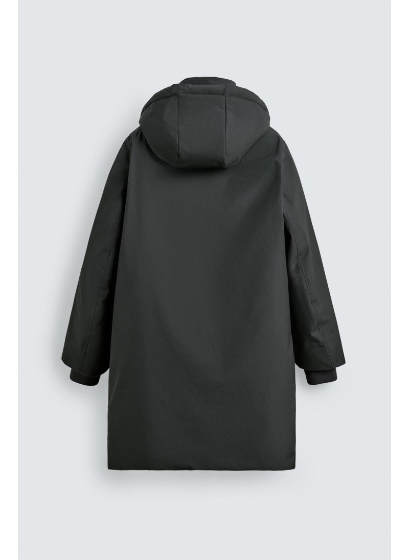 Длинный стеганый пуховик Длинный стеганый пуховик