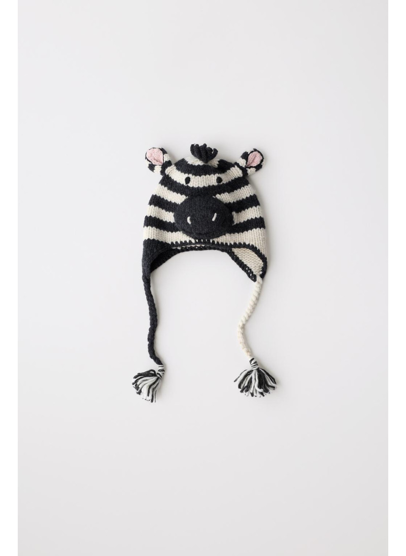 100% шерстяной шапка зебра limited edition 100% шерстяной шапка зебра limited edition