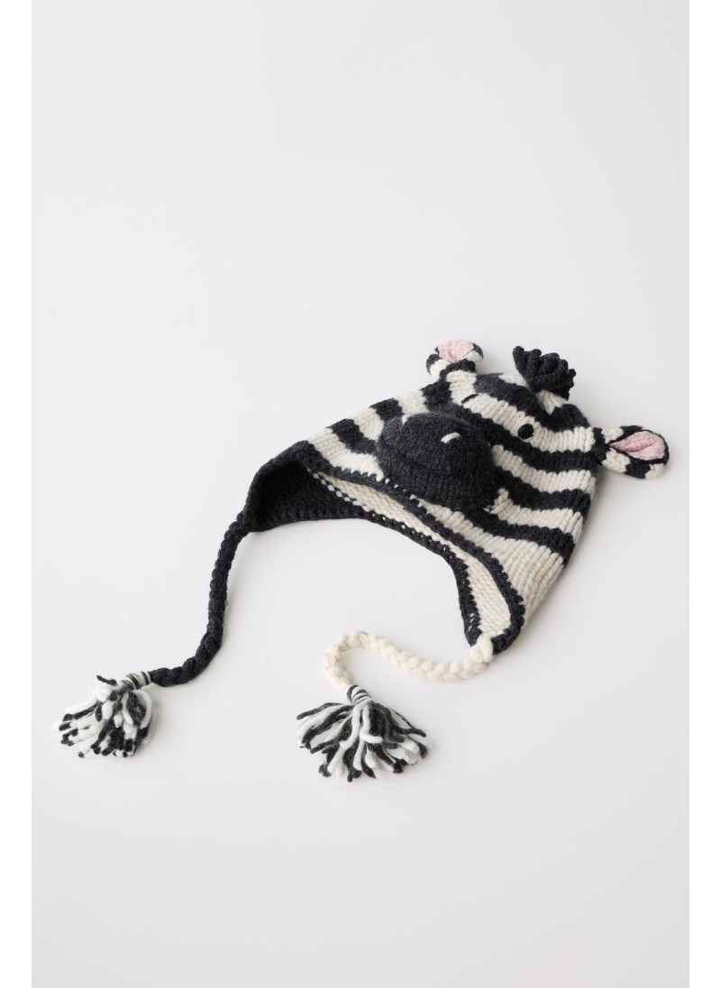 100% шерстяной шапка зебра limited edition 100% шерстяной шапка зебра limited edition