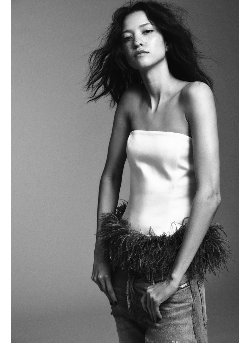 Топ бандо с перьями Топ бандо с перьями