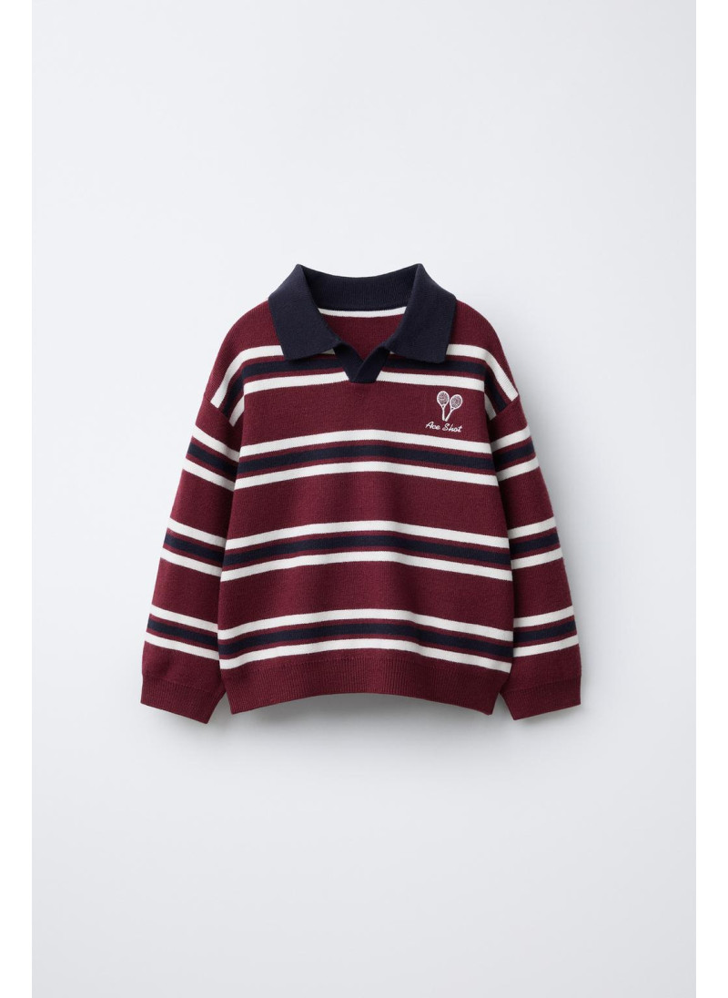 ТРИКОТАЖНОЕ ПОЛО В ПОЛОСКУ ...