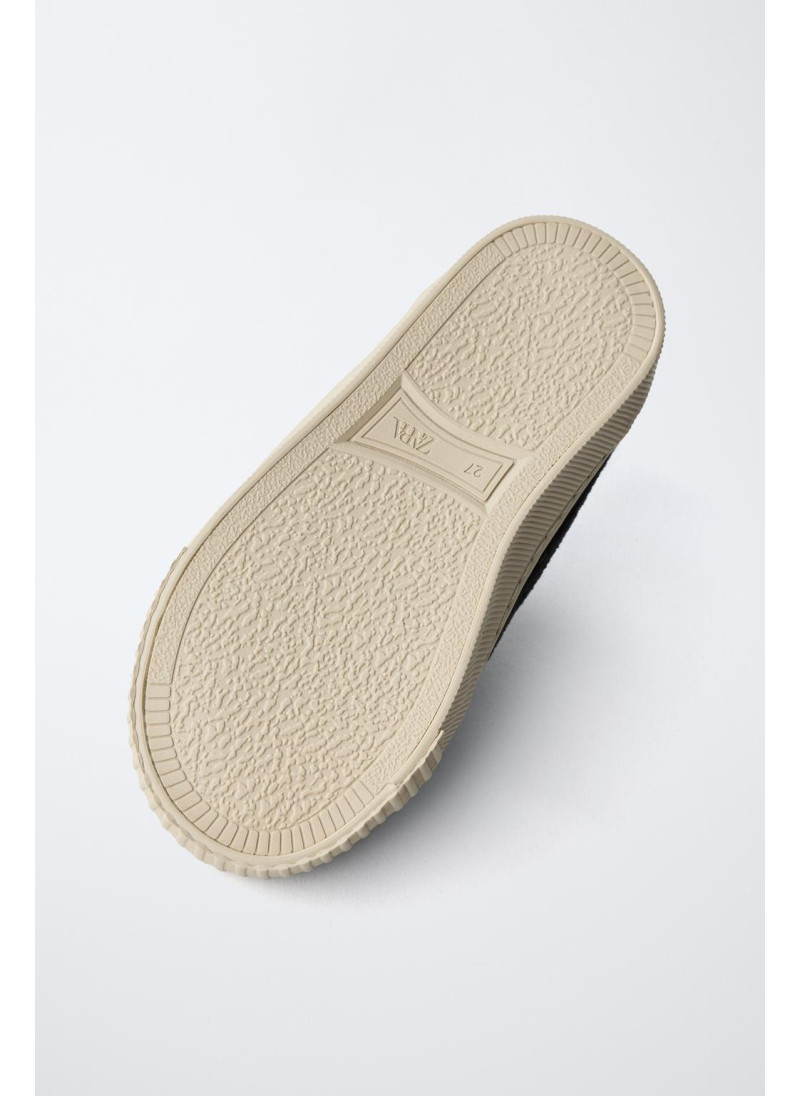 Кеды из костюмной ткани с меховой подкладкой Кеды из костюмной ткани с меховой подкладкой