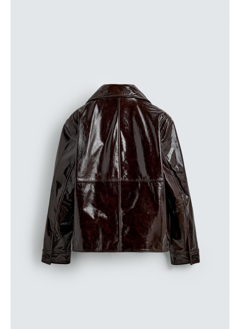 Мерцающий кожаный пиджак Мерцающий кожаный пиджак