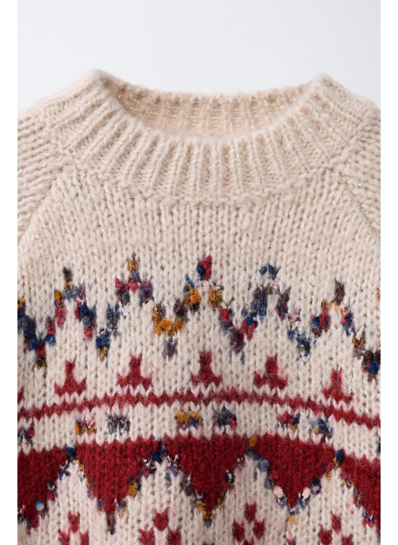 Джемпер с жаккардовым узором Джемпер с жаккардовым узором