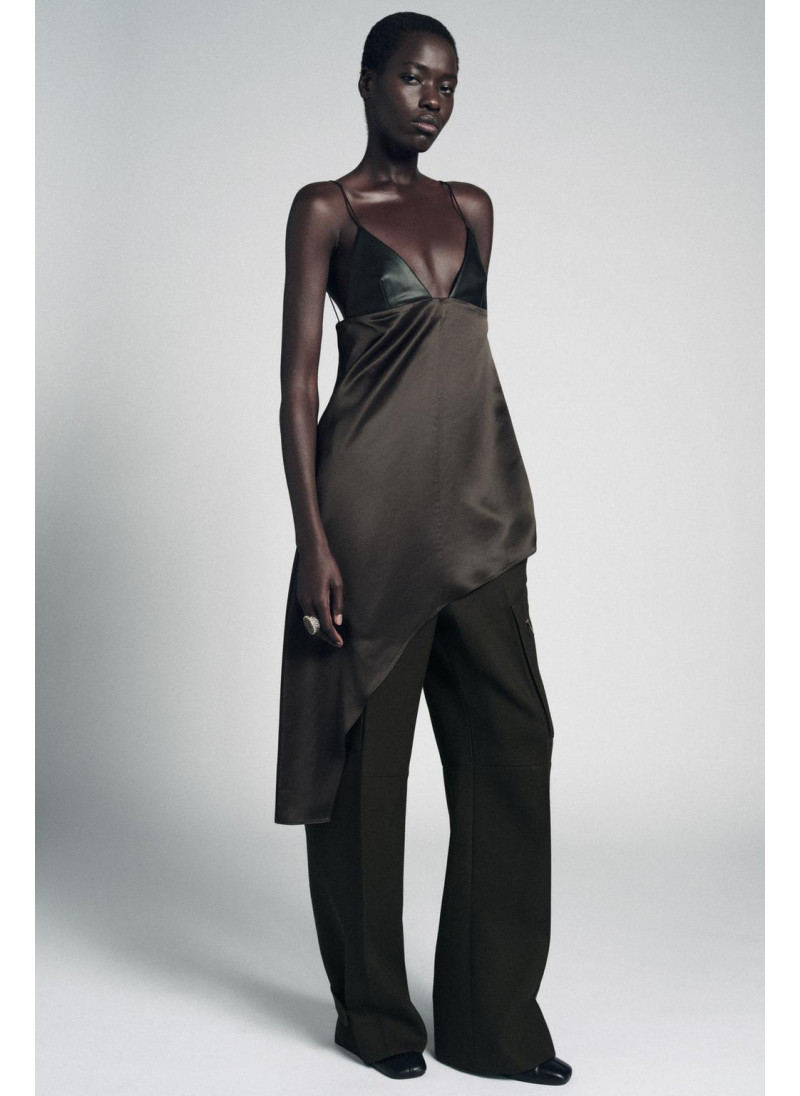 КОМБИНИРОВАННЫЙ АСИММЕТРИЧНЫЙ ТОП — ZW COLLECTION КОМБИНИРОВАННЫЙ АСИММЕТРИЧНЫЙ ТОП — ZW COLLECTION