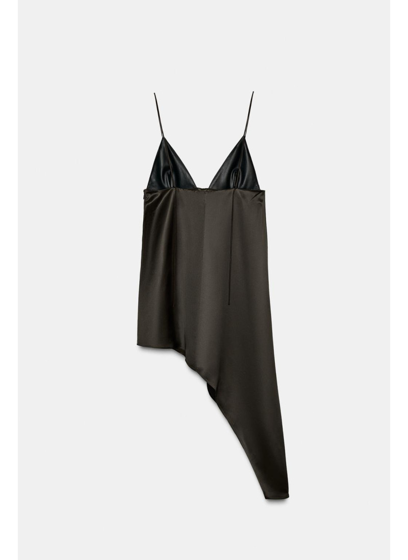 КОМБИНИРОВАННЫЙ АСИММЕТРИЧНЫЙ ТОП — ZW COLLECTION КОМБИНИРОВАННЫЙ АСИММЕТРИЧНЫЙ ТОП — ZW COLLECTION