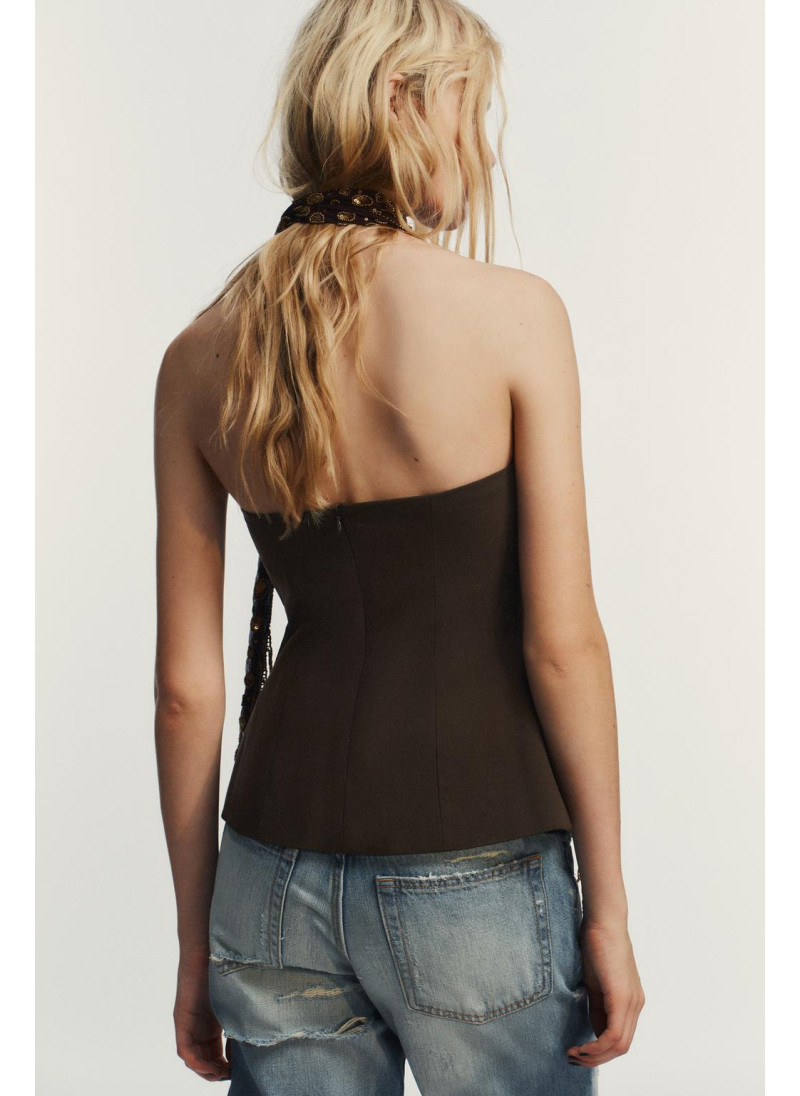 Топ без бретелек Топ без бретелек