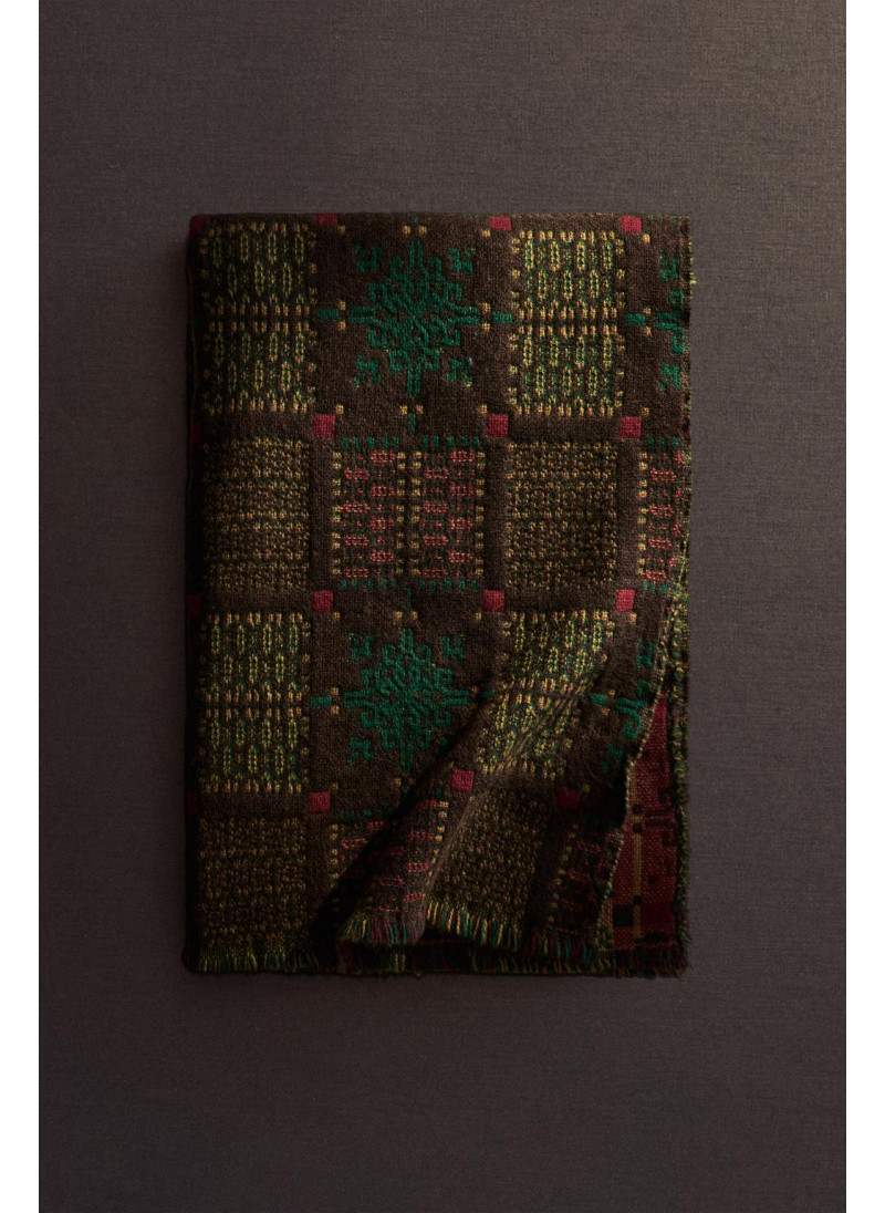 Плед с геометрическим узором на рождество Плед с геометрическим узором на рождество