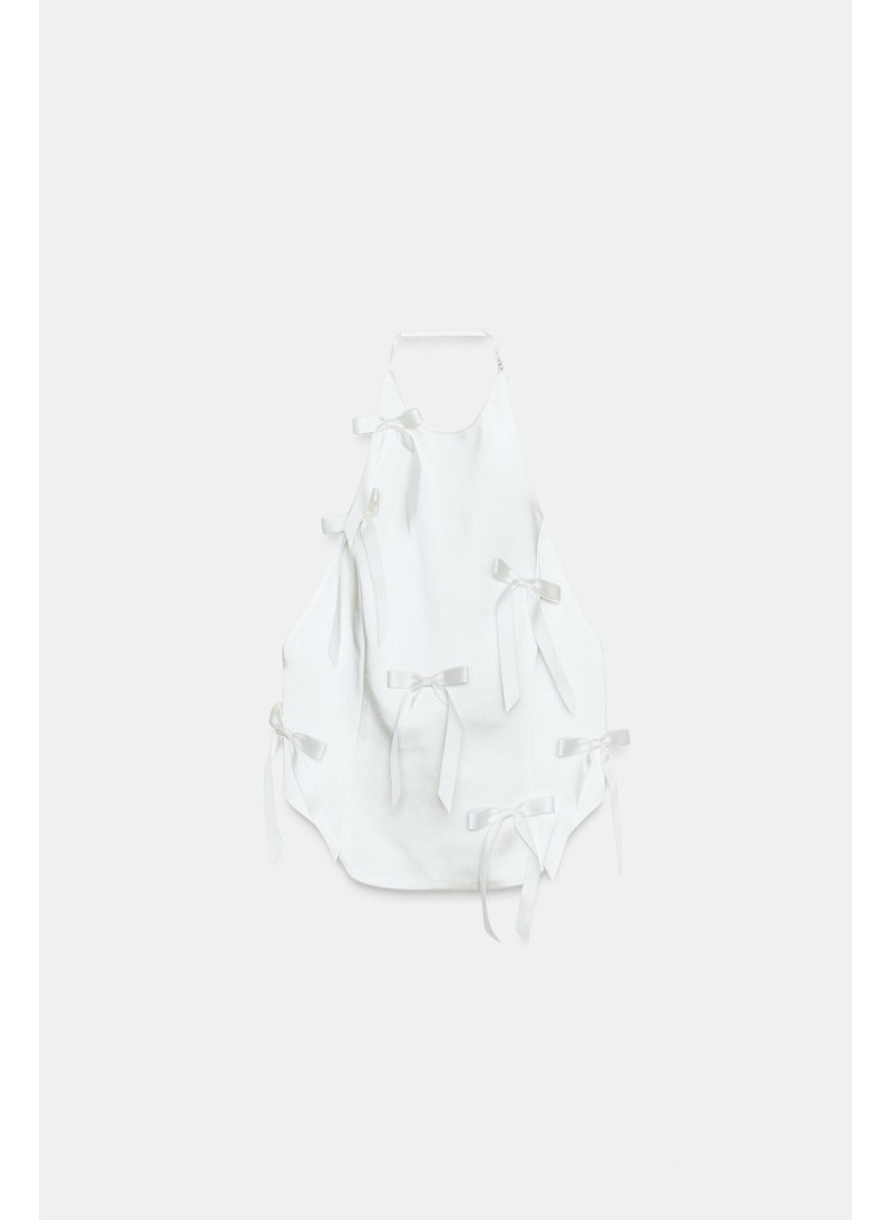 ТОП С ГОРЛОВИНОЙ ХАЛТЕР И БАНТАМИ ТОП С ГОРЛОВИНОЙ ХАЛТЕР И БАНТАМИ