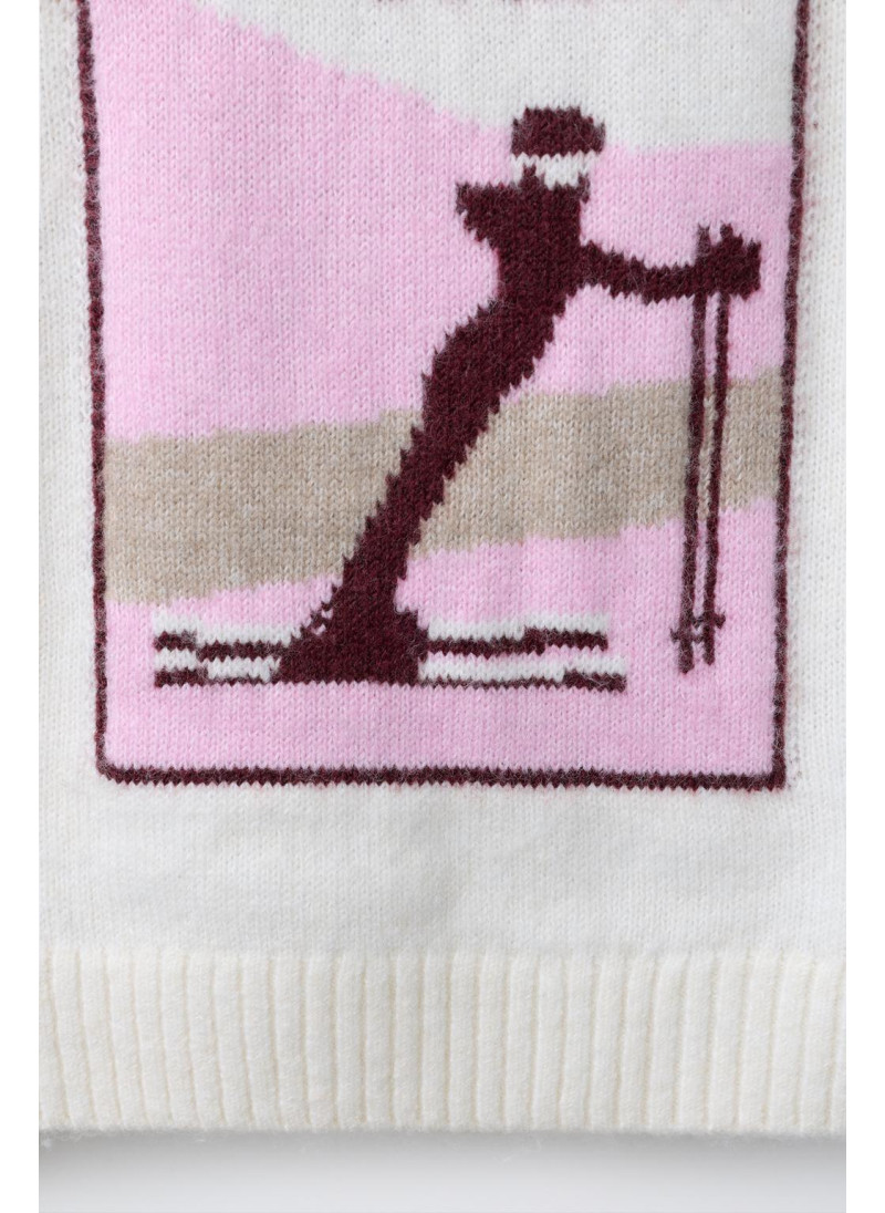 Вязаный свитер ski collection с рисунком лыжника Вязаный свитер ski collection с рисунком лыжника