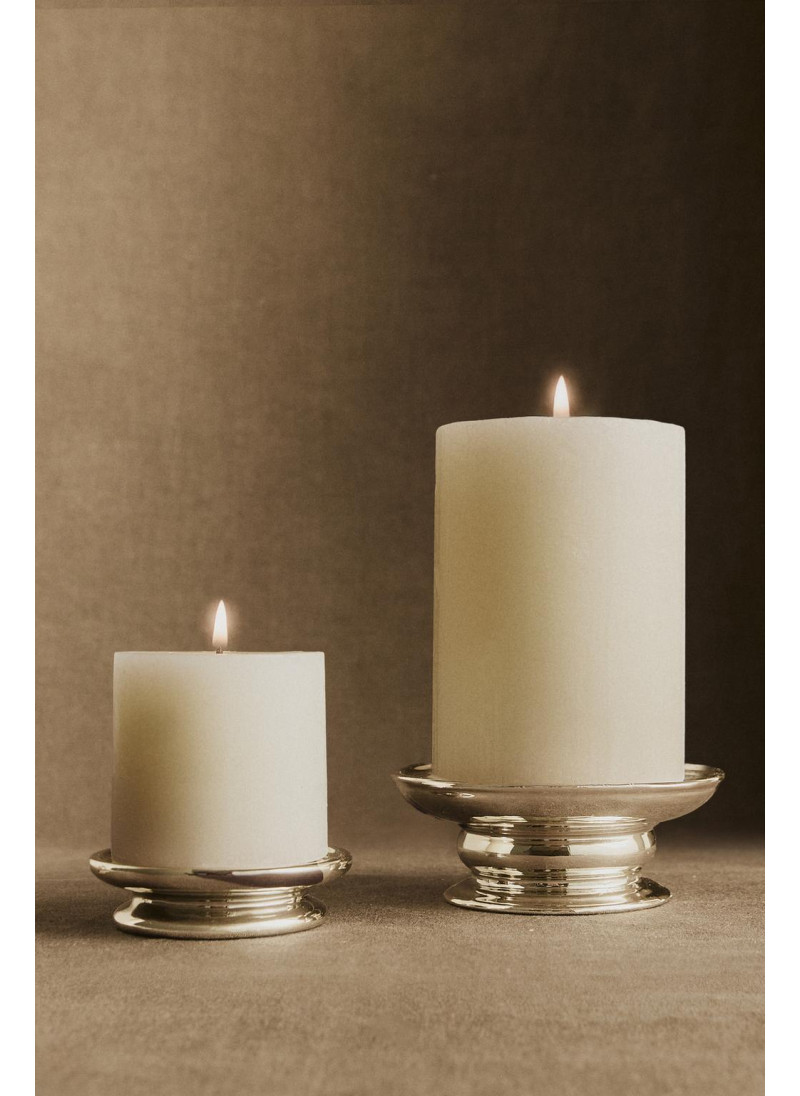 Сияющий подсвечник из фарфора для рождества Сияющий подсвечник из фарфора для рождества