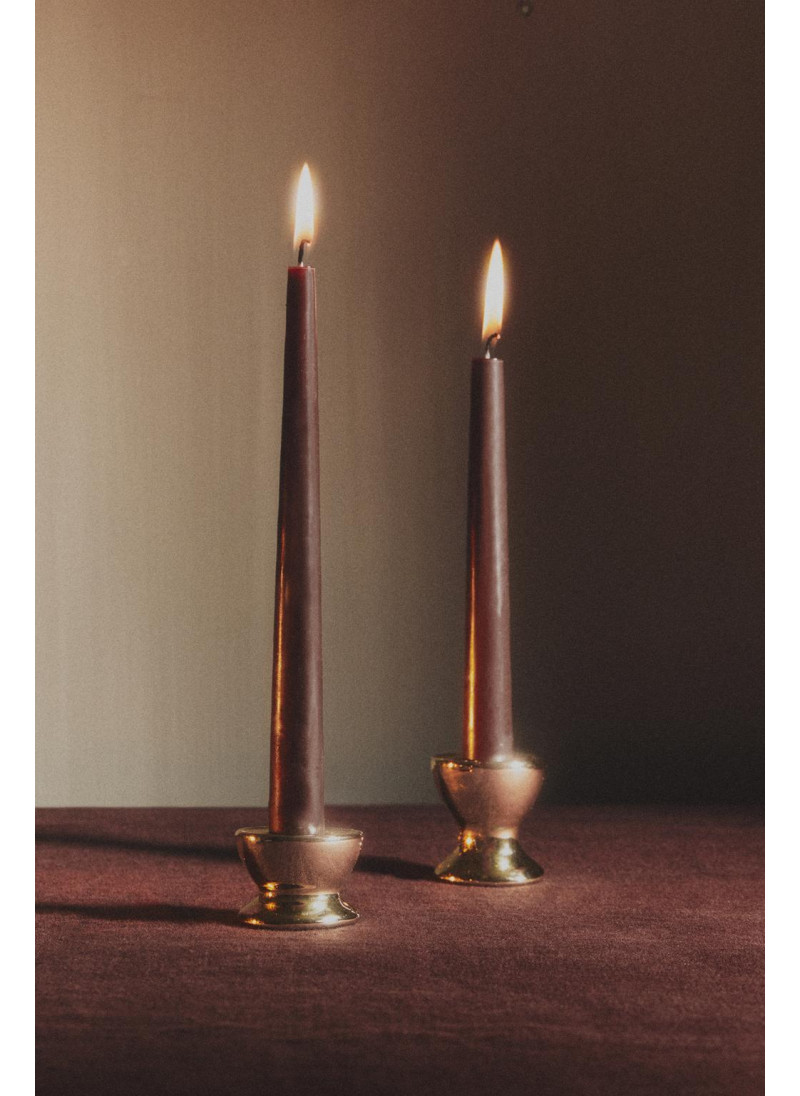 Металлический фарфоровый подсвечник для рождества Металлический фарфоровый подсвечник для рождества