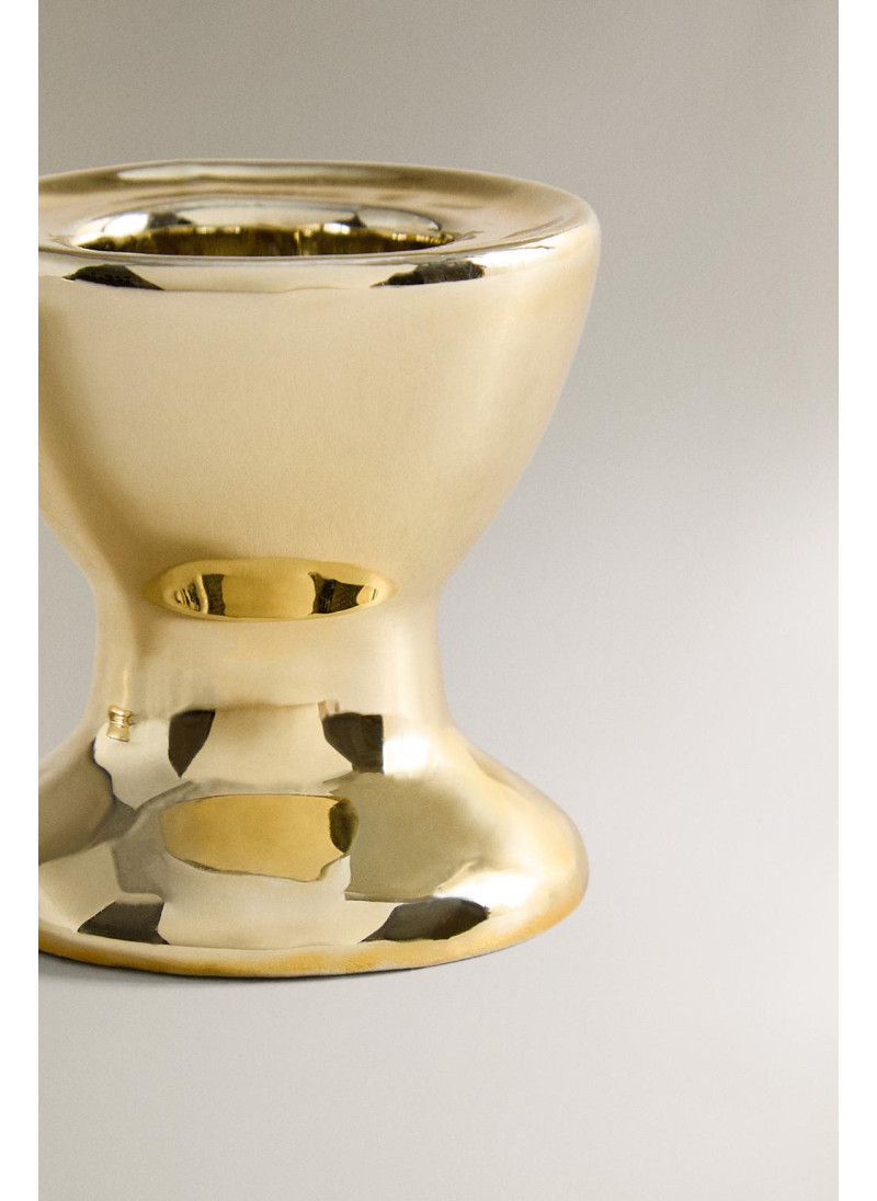 Металлический фарфоровый подсвечник для рождества Металлический фарфоровый подсвечник для рождества