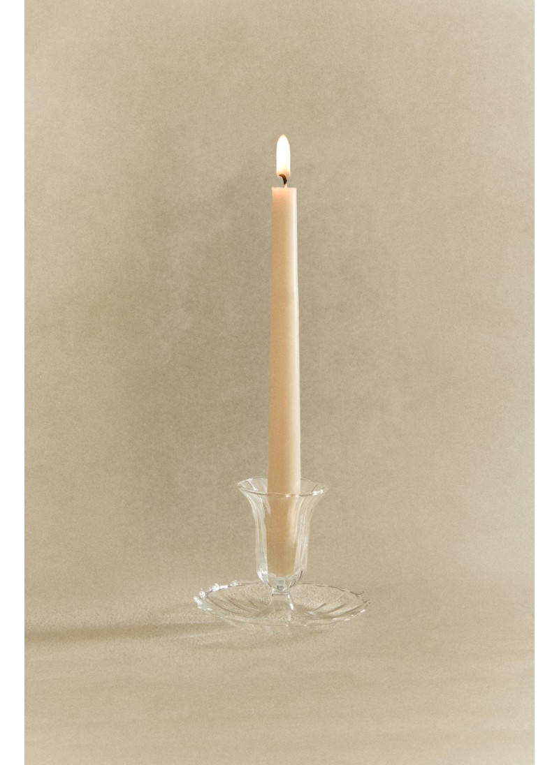 Свечдержатель из прозрачного стекла Свечдержатель из прозрачного стекла