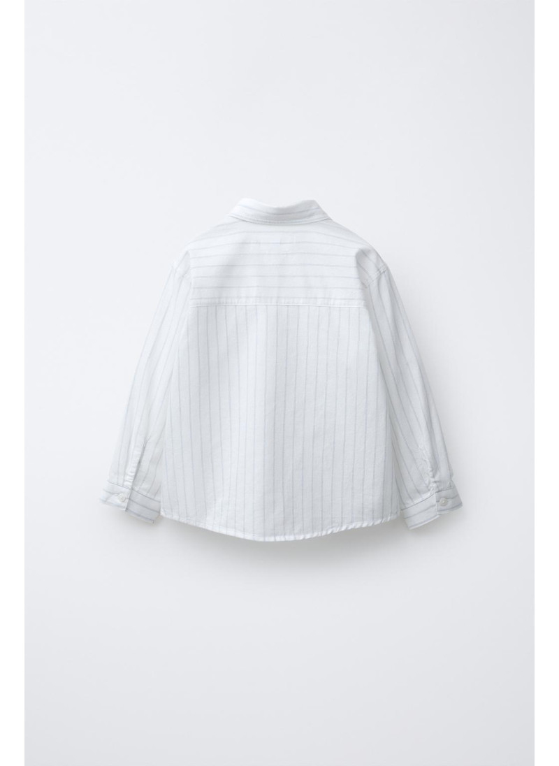 Теплая рубашка в полоску Теплая рубашка в полоску