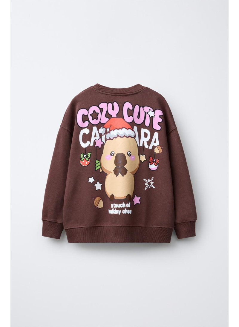 Свитшот с принтом capybara capyfun © Свитшот с принтом capybara capyfun ©