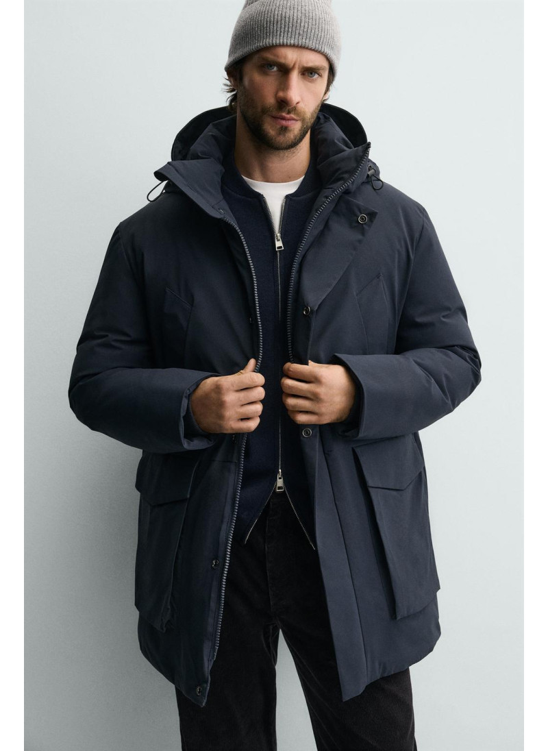 Водоотталкивающая утепленная парка Водоотталкивающая утепленная парка