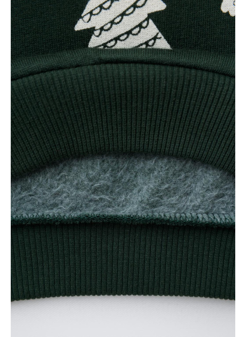 Свитшот с принтом дерева Свитшот с принтом дерева