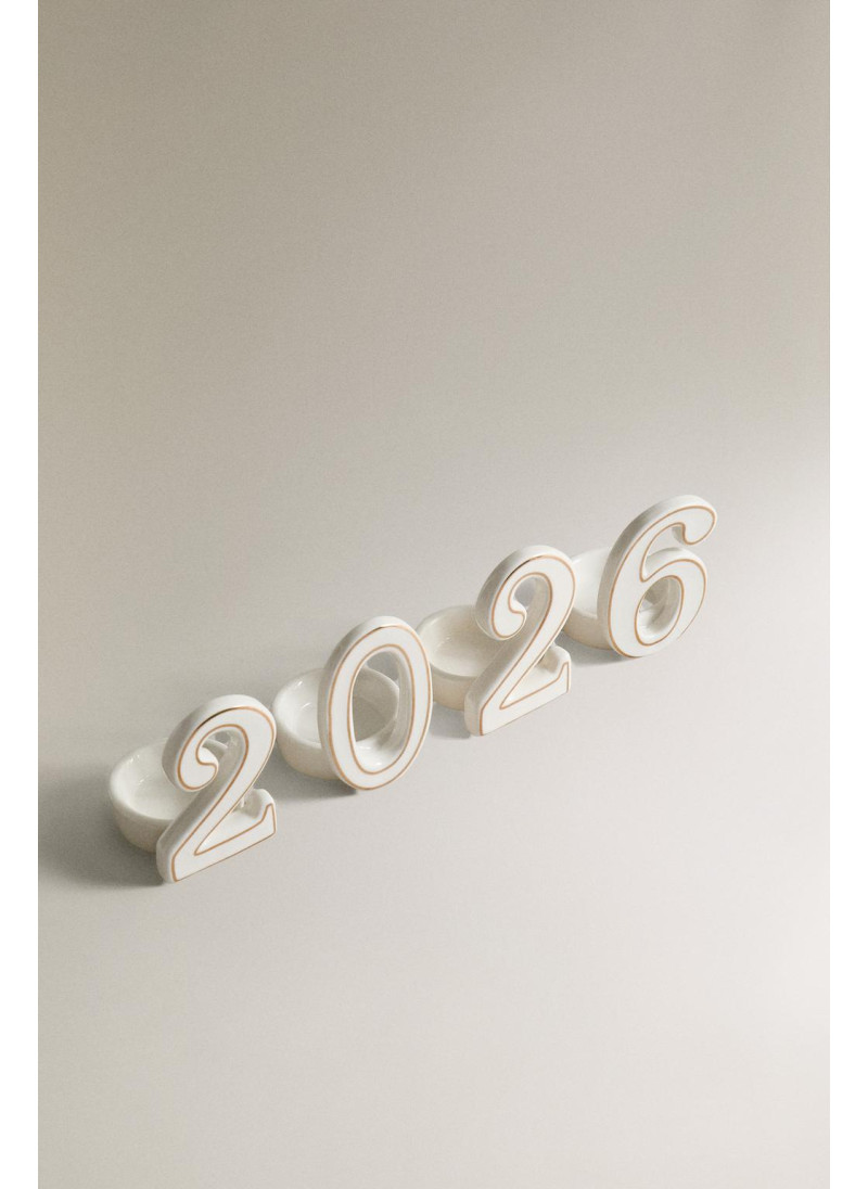 Набор из 2026 рождественских фарфоровых подсвечников (набор из 4 штук) Набор из 2026 рождественских фарфоровых подсвечников (набор из 4 штук)