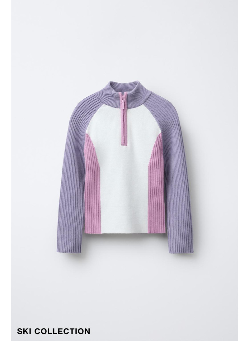 Джемпер в стиле colour block из к�...