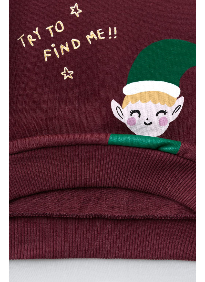 Толстовка с эльфами в принте Толстовка с эльфами в принте