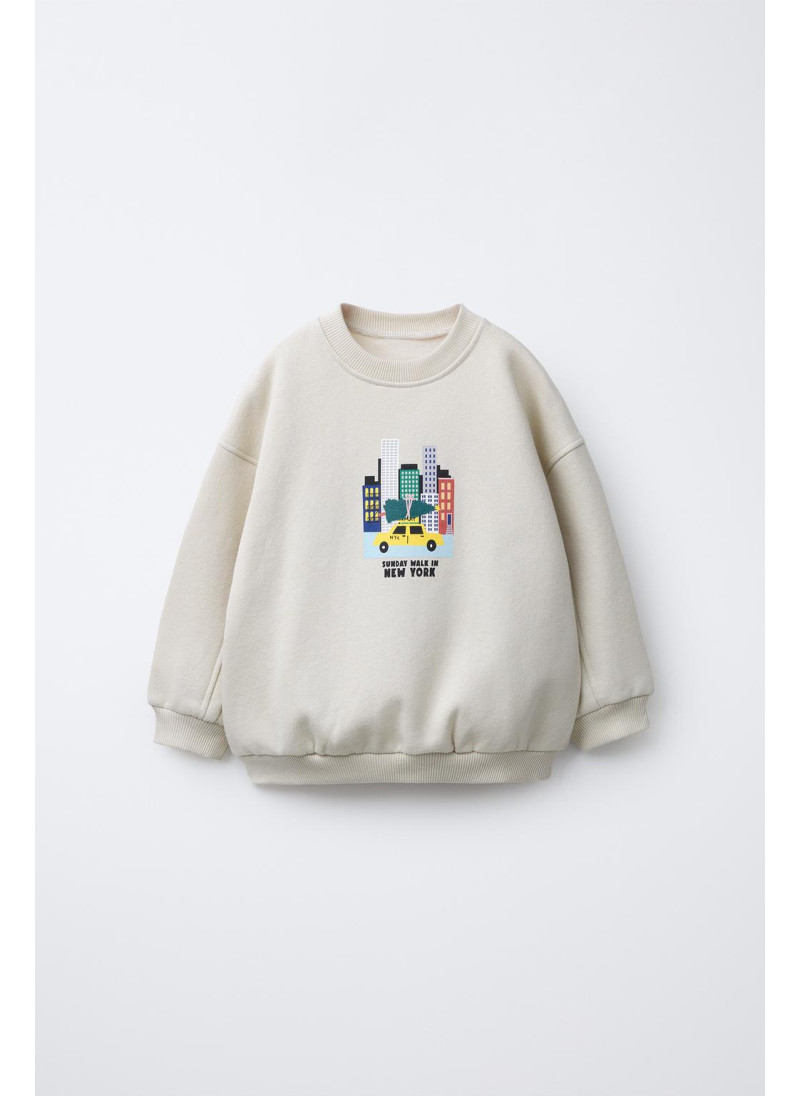 Свитшот с принтом нью-йорка