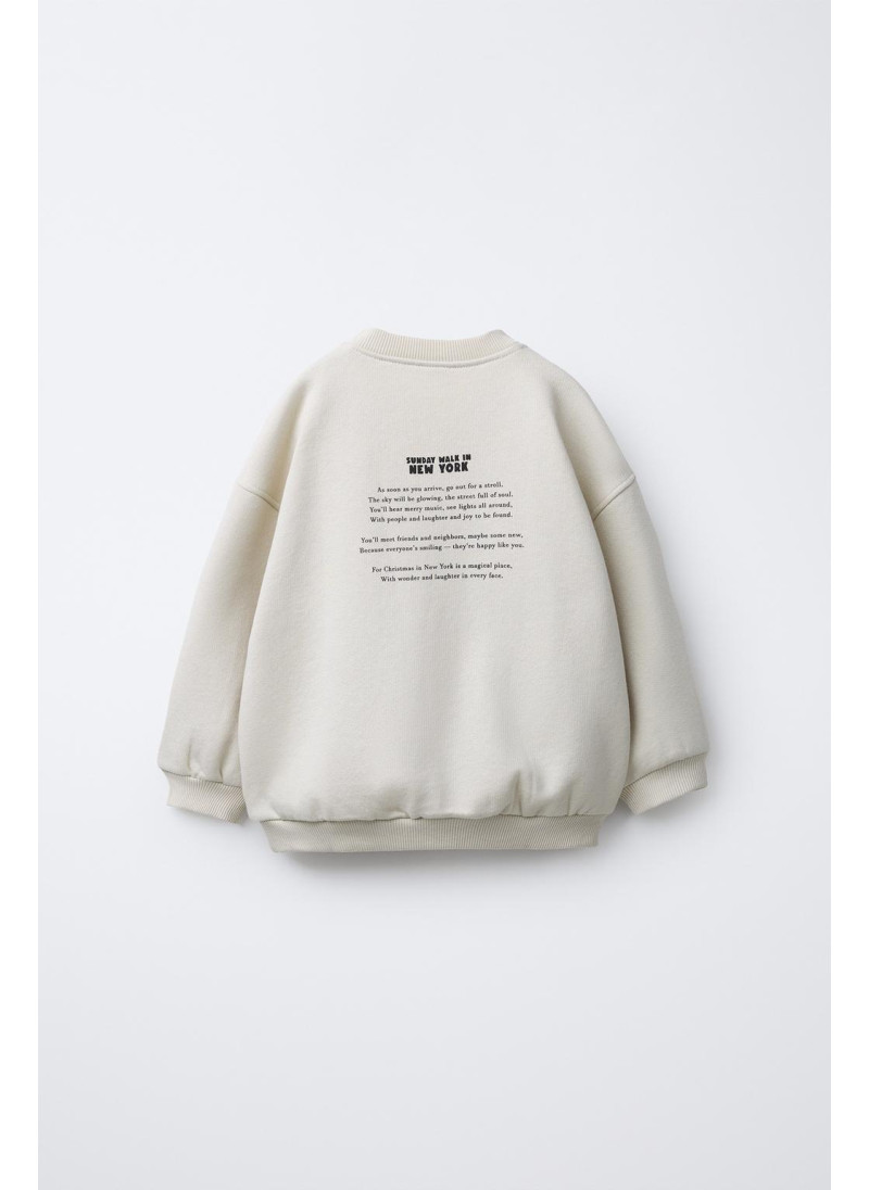 Свитшот с принтом нью-йорка Свитшот с принтом нью-йорка