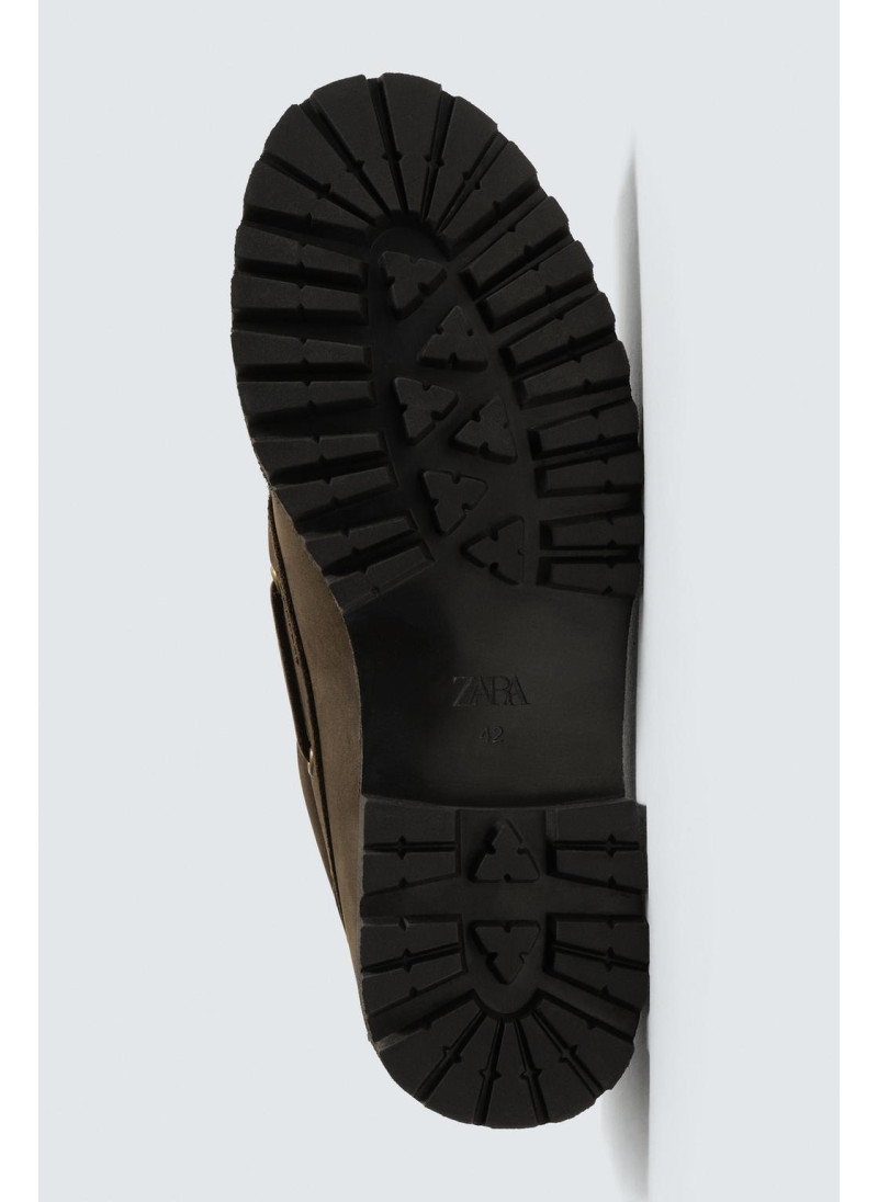 Кожаные палубные туфли Кожаные палубные туфли